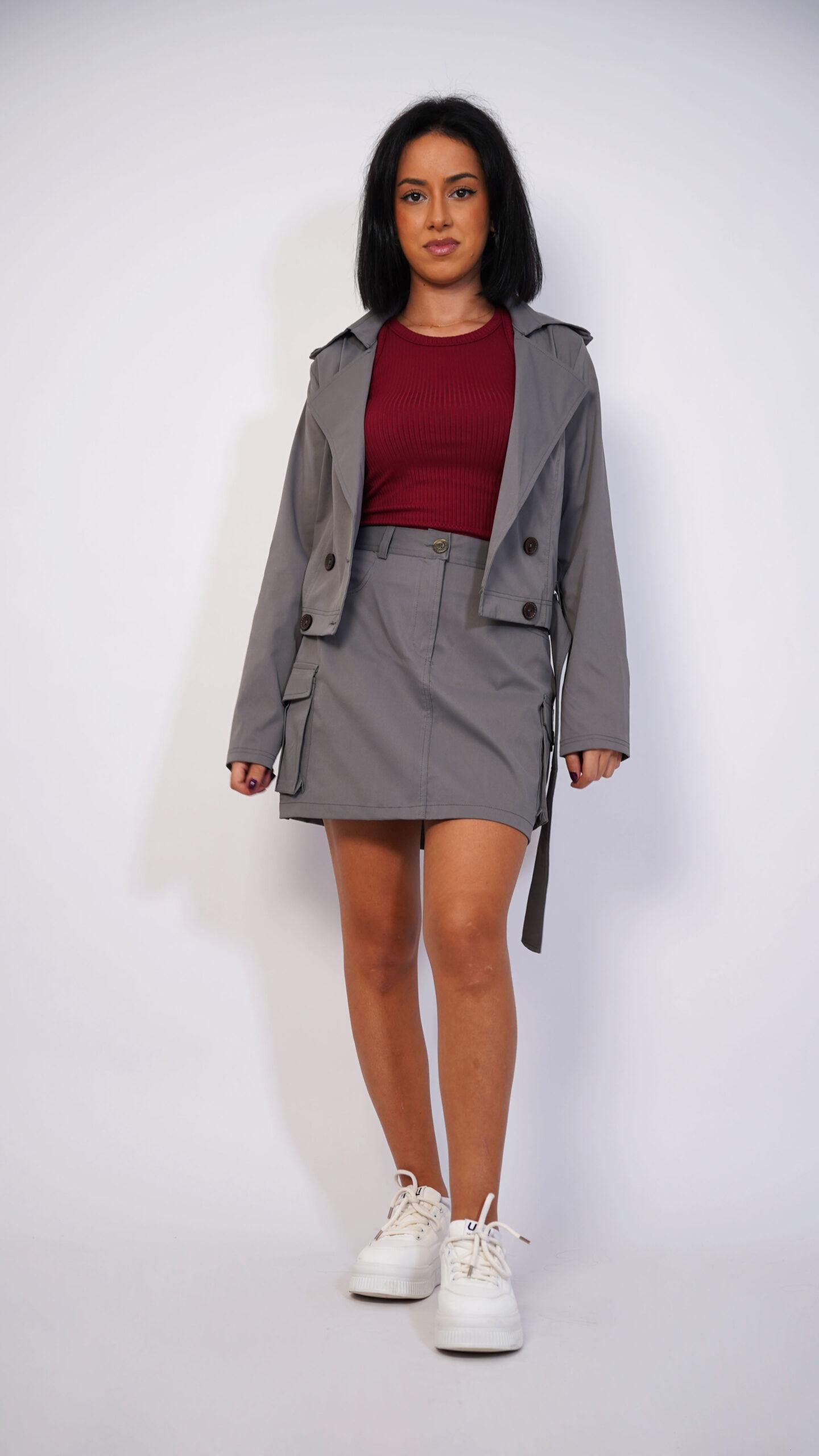 asmahan jacket, sabine skirt (12) Asmahan cargo jacket - Jacket