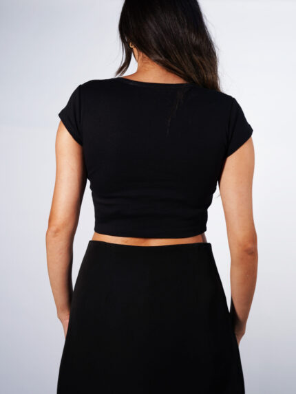 Casual cotton Crop Top - Skirts
