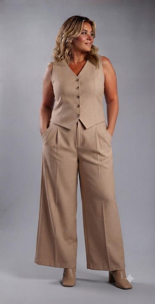 49e05776-861d-46d2-a1a1-5e9ba002d563 Comfortable Fit Wide Leg Linen Pants - Pants