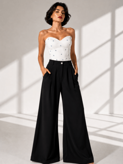 Sarar stretchy pants - TROUSERS