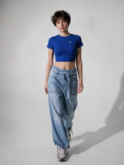 Belt cargo denim - Denim