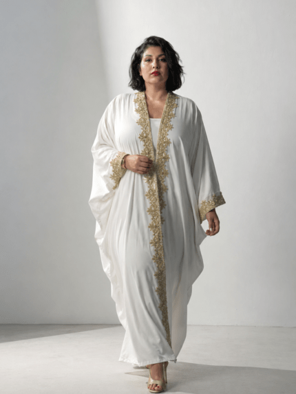 Abaya white gold - Cardigan