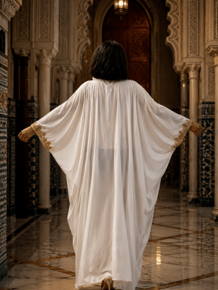 Abaya white gold - Cardigan