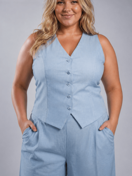 Gilda linen vest - Top/Bodysuits