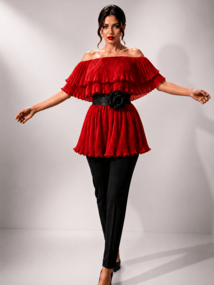 Halva pleated top - Top/Bodysuits