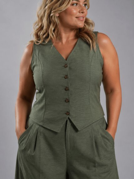 Comfortable Fit Wide Leg Linen Pants - Pants