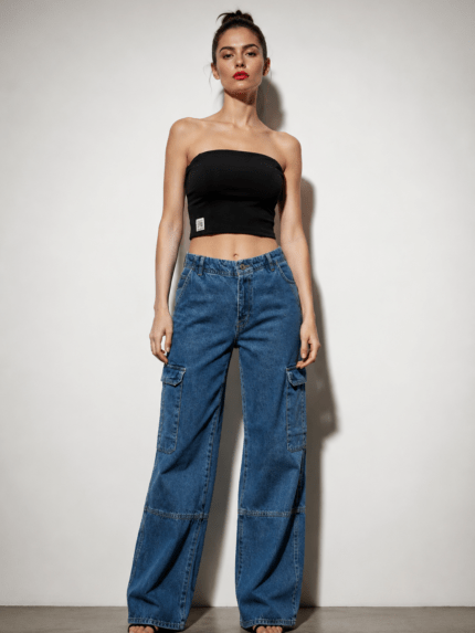 Cargo jeans 4009 - TROUSERS