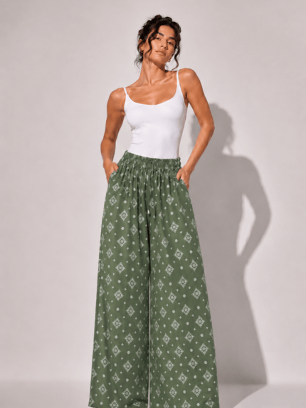 Litchy linen pants - Pants