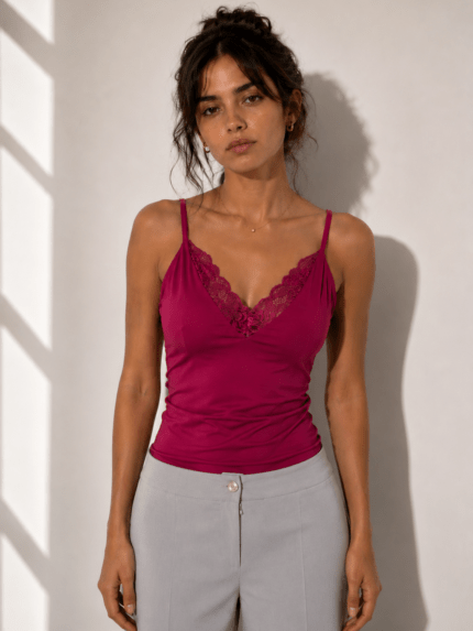 Barbara bretelle lace neck - Top/Bodysuits