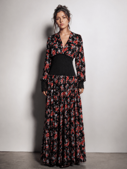 Tailord long printed dress - Dresses