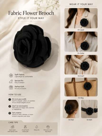 Flower brooch - ACCESSOIRE