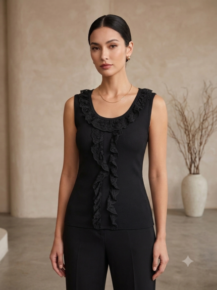 Leatithia ribed top - Crop Top