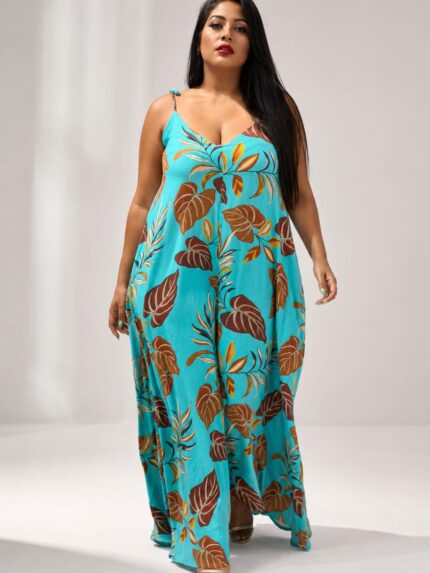 Flowers Summer Jumpsuit - Jumpsuits
