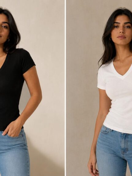 Ranim ribbed top - Crop Top