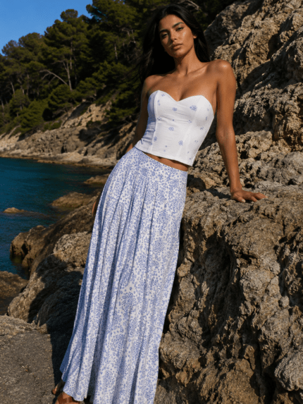 Strapless Corset Top ELegant Summer Style